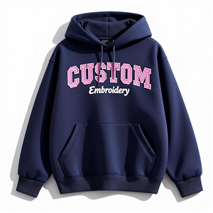 Embroidered Varsity Crewneck Sweatshirt Custom Tracksuit Embroidered Hoodie Personalized 3D Embroidery