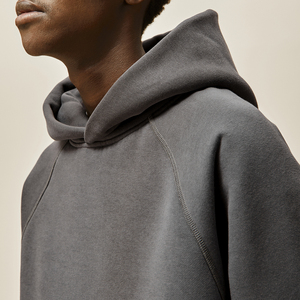 QUICKSHOW Blank Premium 400GSM OEM Couple Hoodies Black Unisex Oversize Men Custom Hoodies