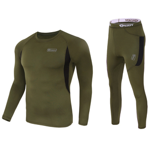ESDY Outdoor Sports Warm Fleece Underwear Set Long Johns Tactical Thermal Cycling Clothing for Hunting Hiking