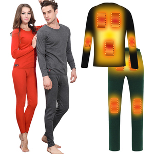 Adult Heated Underwear Set Winter Snow Outdoor Sports Home Thermal Clothing With Heated Baselayer