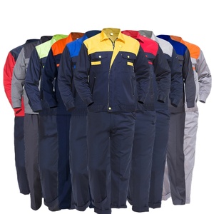 100% Polyester Wear Resistant Worker Clothes Set Labor Protection Work Uniforms Custom Logo Size Workwear